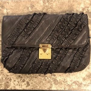 Danielle Nicole Brooke Ruffle Clutch